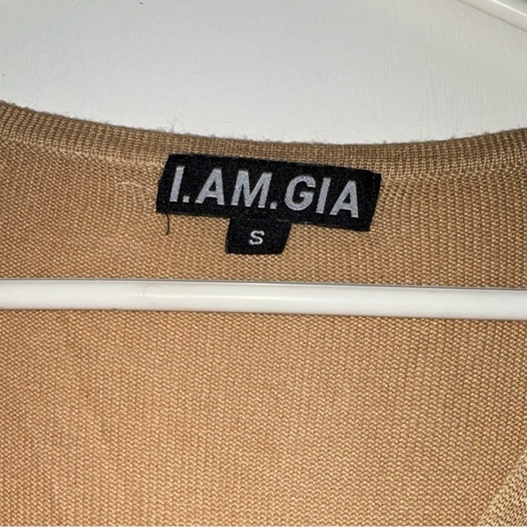 I.AM.GIA Tan Ring Detail Blouse - Picture 2 of 3